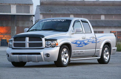 Xenon Custom Front Bumper Cover 02-05 Dodge Ram Gas - Click Image to Close